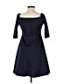 Assorted Brands Solid Blue Cocktail Dress Size S - photo 2