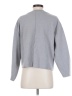 Zara Solid Gray Sweatshirt Size S - photo 2