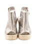 Kenneth Cole New York 100% Leather Silver Wedges Size 6 - photo 2