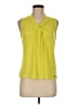 Calvin Klein Yellow Sleeveless Blouse Size M (petite) - photo 1