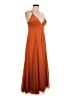 ASOS Design 100% Polyester Solid Orange Cocktail Dress Size 8 - photo 2