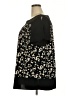 Ellen Tracy Animal Print Black Short Sleeve Blouse Size 2X - photo 5