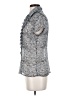 Worthington Silver Short Sleeve Blouse Size S - photo 5