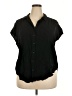 Torrid Black Short Sleeve Blouse Size 2X Plus (2) - photo 1
