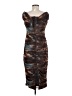 Lulus 100% Polyester Camo Brown Cocktail Dress Size M - photo 2