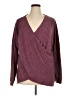 Suzanne Betro Burgundy Pullover Sweater Size XL - photo 1