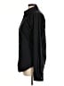 Theory Solid Black Long Sleeve Button-Down Shirt Size M - photo 5