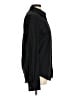Theory Solid Black Long Sleeve Button-Down Shirt Size M - photo 4