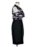 Max and Cleo Graphic Black Cocktail Dress Size 6 - photo 4