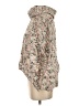 Moon & Madison 100% Polyester Tweed Tan Poncho Size XS - photo 5