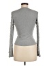 LC Lizette Collection Silver Pullover Sweater Size M - photo 2