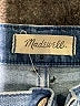 Madewell Chevron-herringbone Blue Jeans Size 28 waist - photo 7