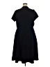 City Chic Solid Black Casual Dress Size 20 Plus (L) - photo 2