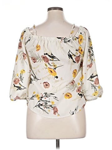 Blush 3/4 Sleeve Blouse (view 2)