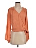 Maison d' Amelie 100% Polyester Orange 3/4 Sleeve Blouse Size S - photo 1