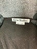 Acne Studios Black Brown Two Tone Ribbed Stretch Jersey Sweater Size XS - photo 11