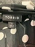 Torrid 100% Polyester Polka Dots Black 3/4 Sleeve Blouse Size 1X Plus (1) - photo 7