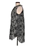 Acrobat 100% Silk Gray Sleeveless Silk Top Size L - photo 5