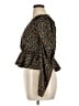 Assorted Brands 100% Polyester Brown Long Sleeve Blouse Size 16 - photo 5