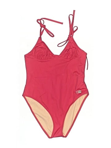 Solid & Striped One Piece Swimsuit (view 1)