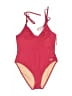 Solid & Striped Solid Red One Piece Swimsuit Size L - photo 1