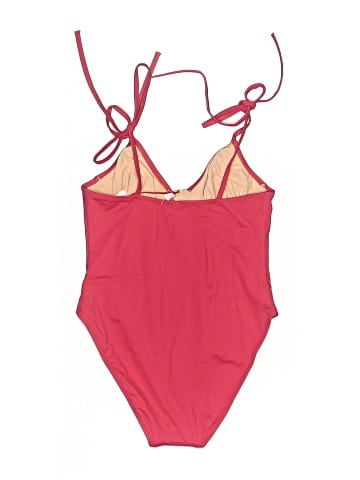 Solid & Striped One Piece Swimsuit (view 2)