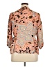 East Adeline 100% Polyester Paisley Orange 3/4 Sleeve Blouse Size 0X - photo 2