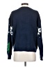 Shein 100% Acrylic Stars Blue Pullover Sweater Size 4 - photo 2