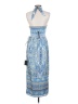 Lulus 100% Polyester Paisley Blue Casual Dress Size S - photo 2