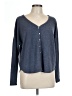 Lucky Brand Blue Long Sleeve Top Size L - photo 1