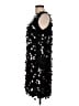 Nicole Miller 100% Polyester Stars Black Cocktail Dress Size 10 - photo 5