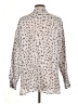 J.Jill Animal Print Ivory Long Sleeve Blouse Size L - photo 2
