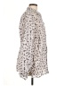 J.Jill Animal Print Ivory Long Sleeve Blouse Size L - photo 4