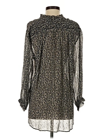 Robert Graham Long Sleeve Silk Top (view 2)