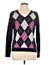 IZOD Argyle Black Pullover Sweater Size L - photo 1