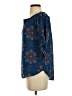 Renee C. Blue 3/4 Sleeve Blouse Size S - photo 5