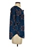 Renee C. Blue 3/4 Sleeve Blouse Size S - photo 4