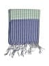 Unbranded Checkered-gingham Green Scarf One size - photo 2