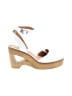 Lucky Brand 100% Leather White Wedges Size 8 1/2 - photo 1
