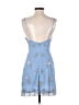 Altar'd State 100% Polyester Solid Blue Cocktail Dress Size S - photo 2