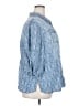 Catherines 100% Lyocell Paisley Blue 3/4 Sleeve Button-Down Shirt Size 2X - photo 4
