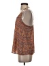 Soprano Orange Sleeveless Top Size S - photo 5