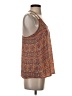 Soprano Orange Sleeveless Top Size S - photo 4