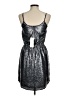 Rebecca Taylor 100% Polyester Metallic Silver Cocktail Dress One size - photo 2