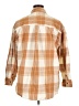 Universal Thread 100% Cotton Plaid Orange Long Sleeve Button-Down Shirt Size XL - photo 2