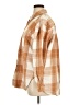 Universal Thread 100% Cotton Plaid Orange Long Sleeve Button-Down Shirt Size XL - photo 5