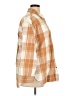 Universal Thread 100% Cotton Plaid Orange Long Sleeve Button-Down Shirt Size XL - photo 4