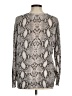 Olivaceous Animal Print Silver Tan Pullover Sweater Size M - photo 2