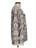 Olivaceous Animal Print Silver Tan Pullover Sweater Size M - photo 4