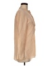 Vince. 100% Polyester Solid Tan Long Sleeve Blouse Size 6 - photo 4